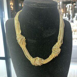 Multi-Strand Choker Size Women's Fashion Necklace - 16" Long